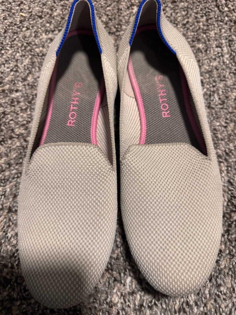 Rothy’s The Loafer Linen Double Stitch Slip On Shoes